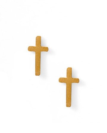 Screwback Stud Earrings - Catherine Cross - Shop LINNY CO