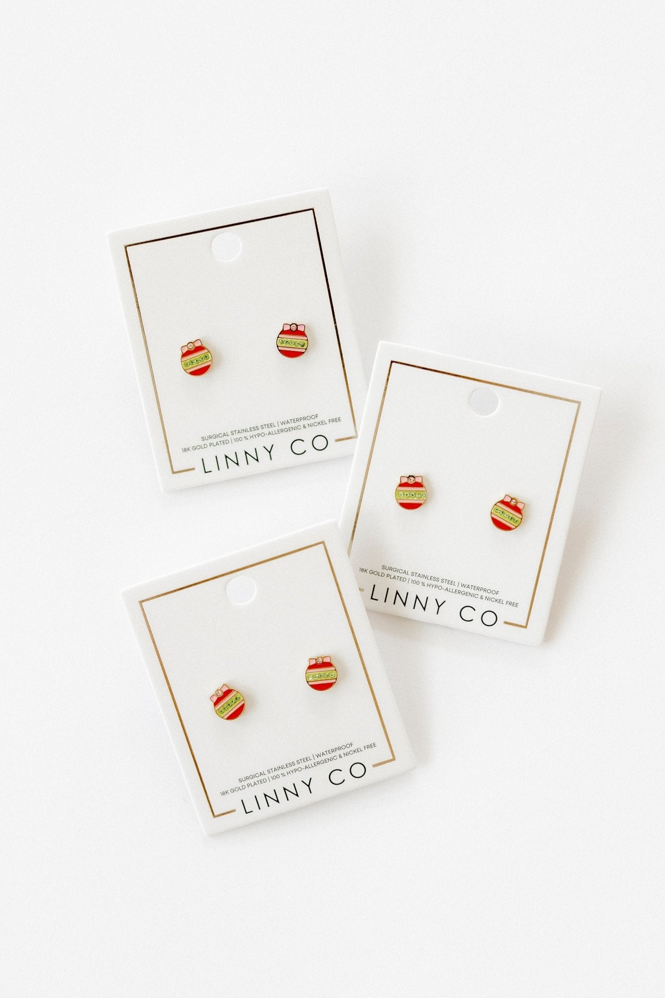 Screwback Stud Earrings - Chandler Ornament - Shop LINNY CO