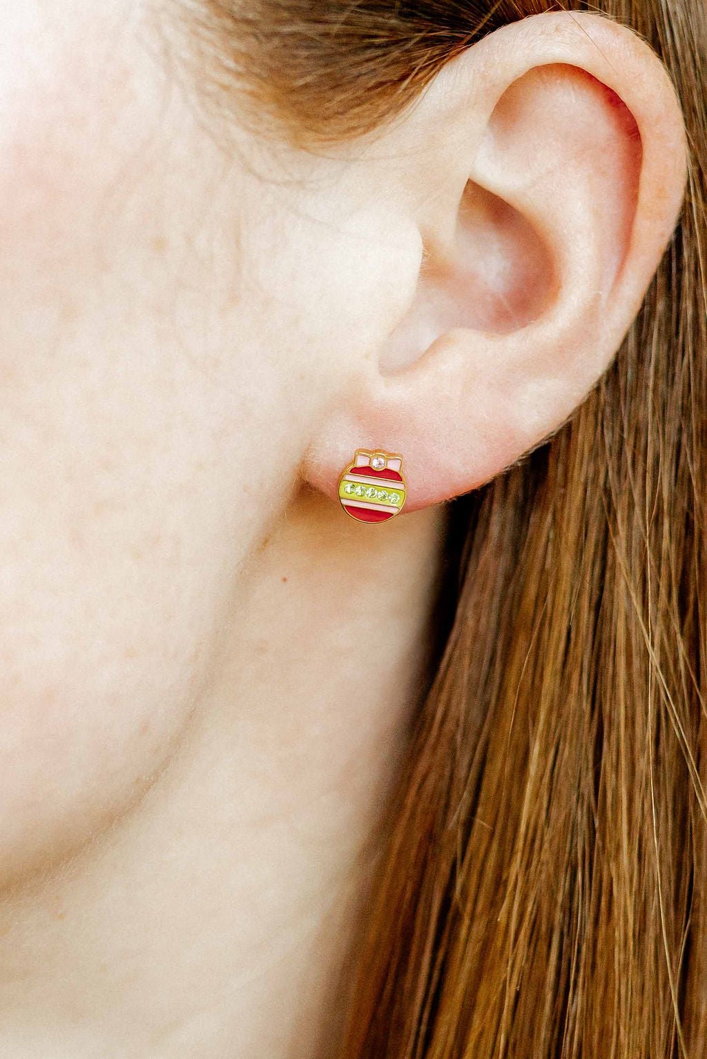 Screwback Stud Earrings - Chandler Ornament - Shop LINNY CO