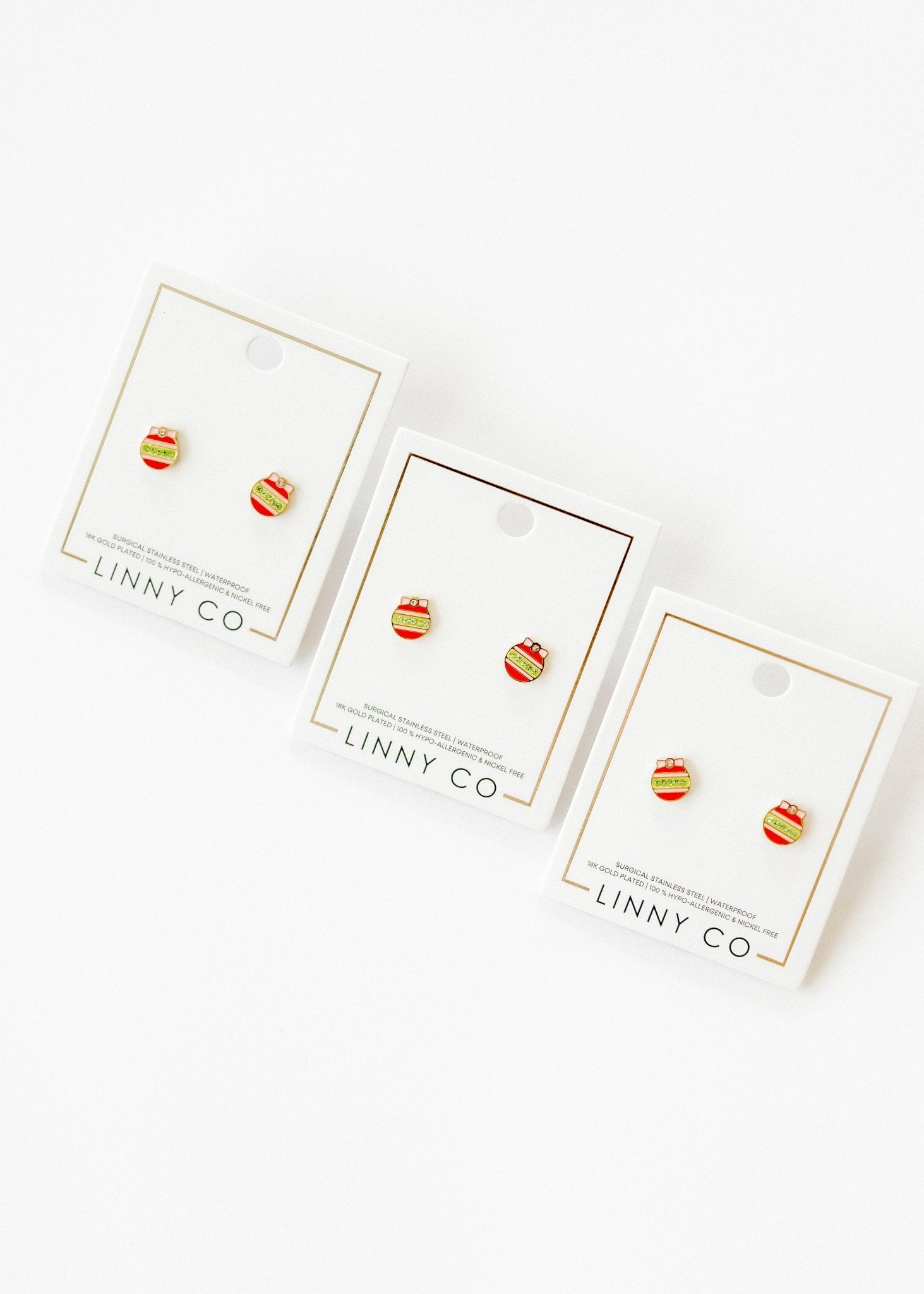 Screwback Stud Earrings - Chandler Ornament - Shop LINNY CO