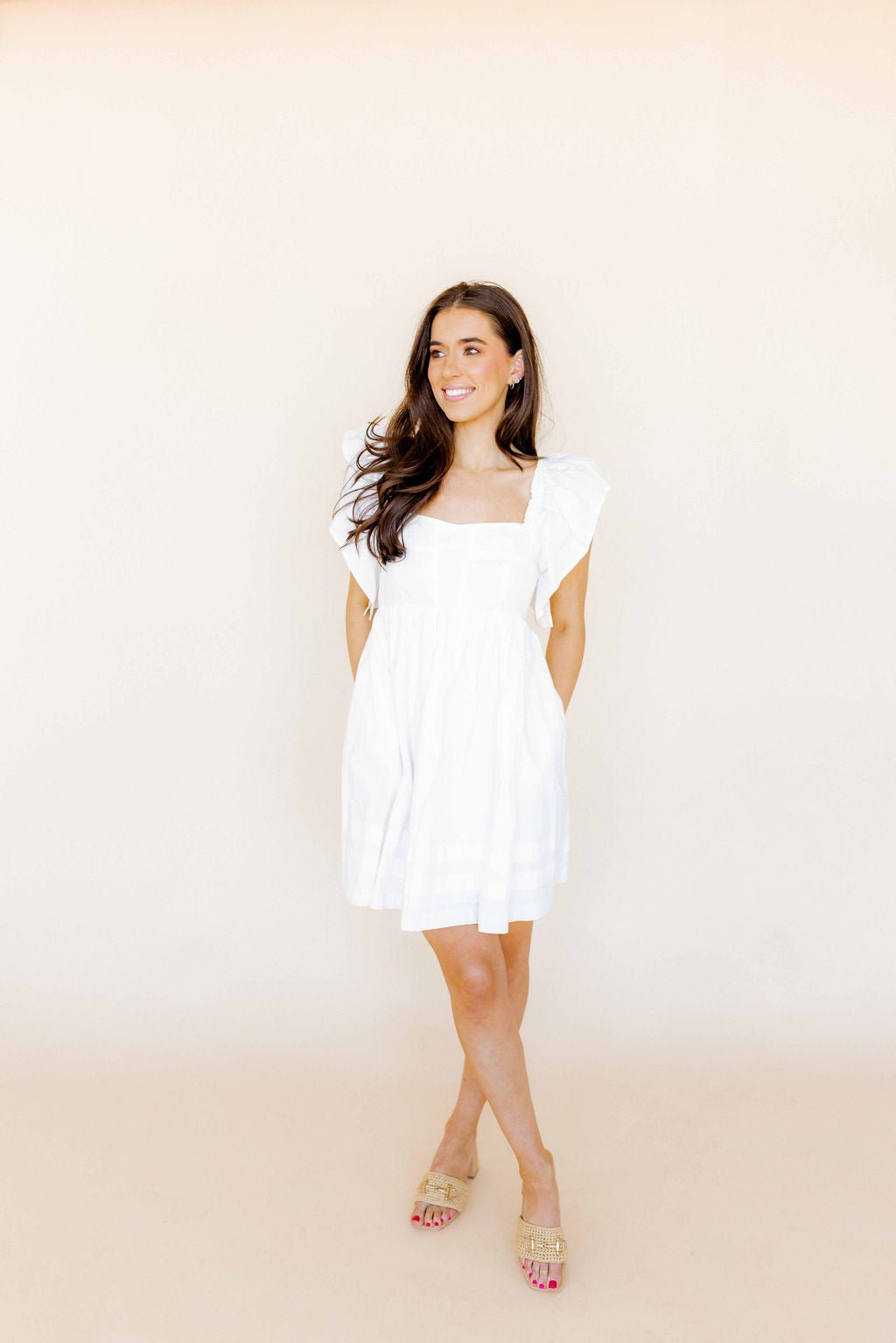 Screwback Stud Earrings - Cooper Clear - Shop LINNY CO