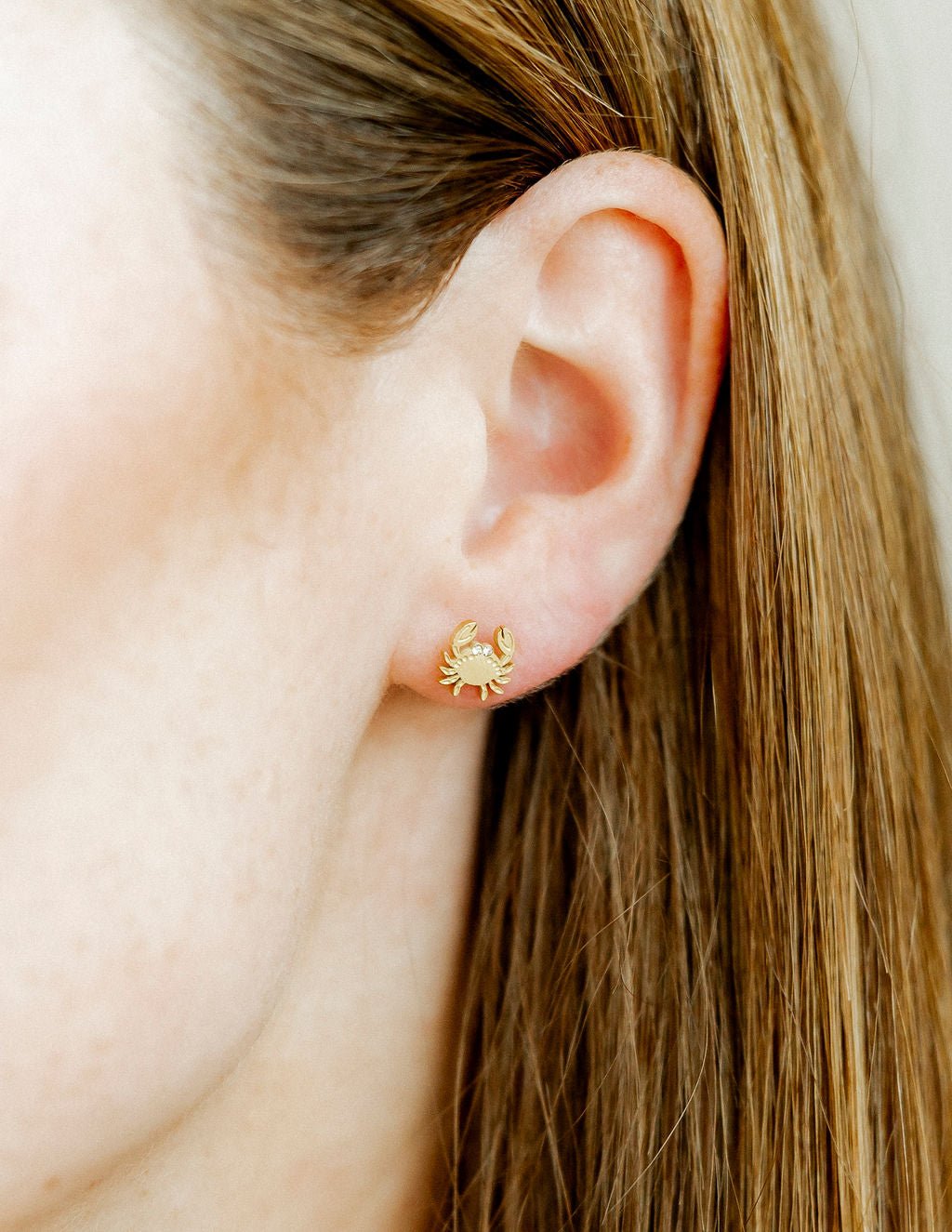 Screwback Stud Earrings - Crab - Shop LINNY CO