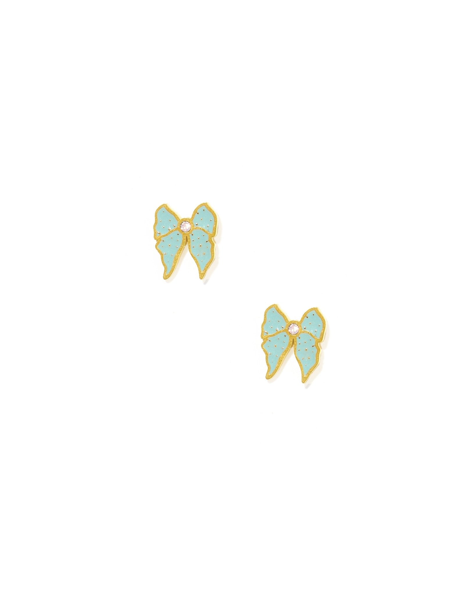 Screwback Stud Earrings - Finley Bow - Shop LINNY CO