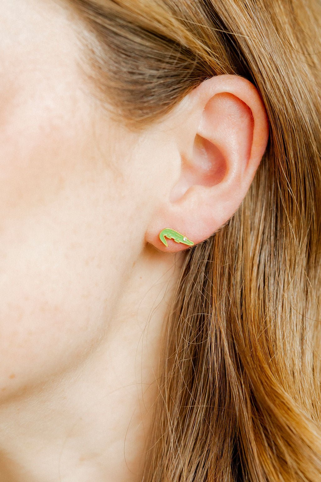 Screwback Stud Earrings - Gator - Shop LINNY CO
