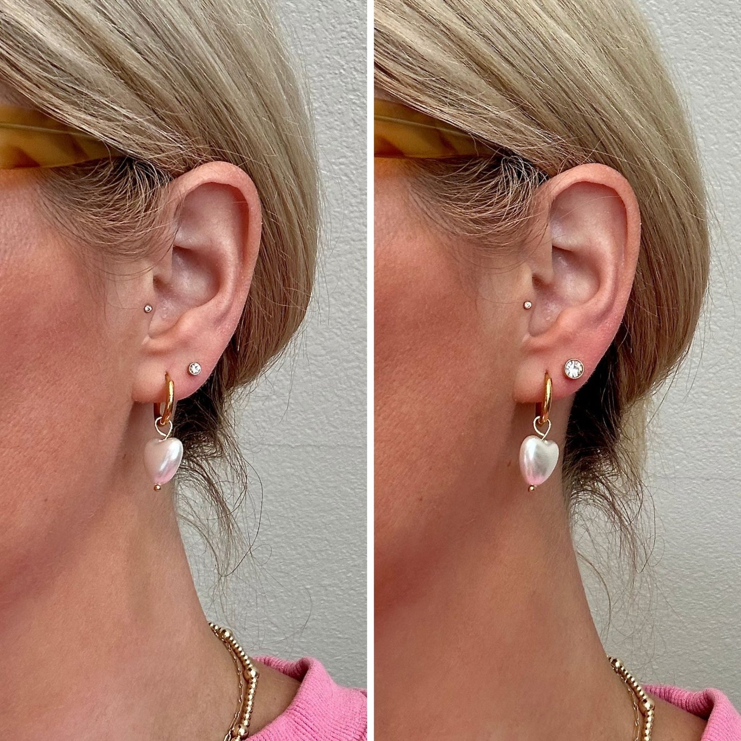 Screwback Stud Earrings - Juliet Clear 5mm - Shop LINNY CO
