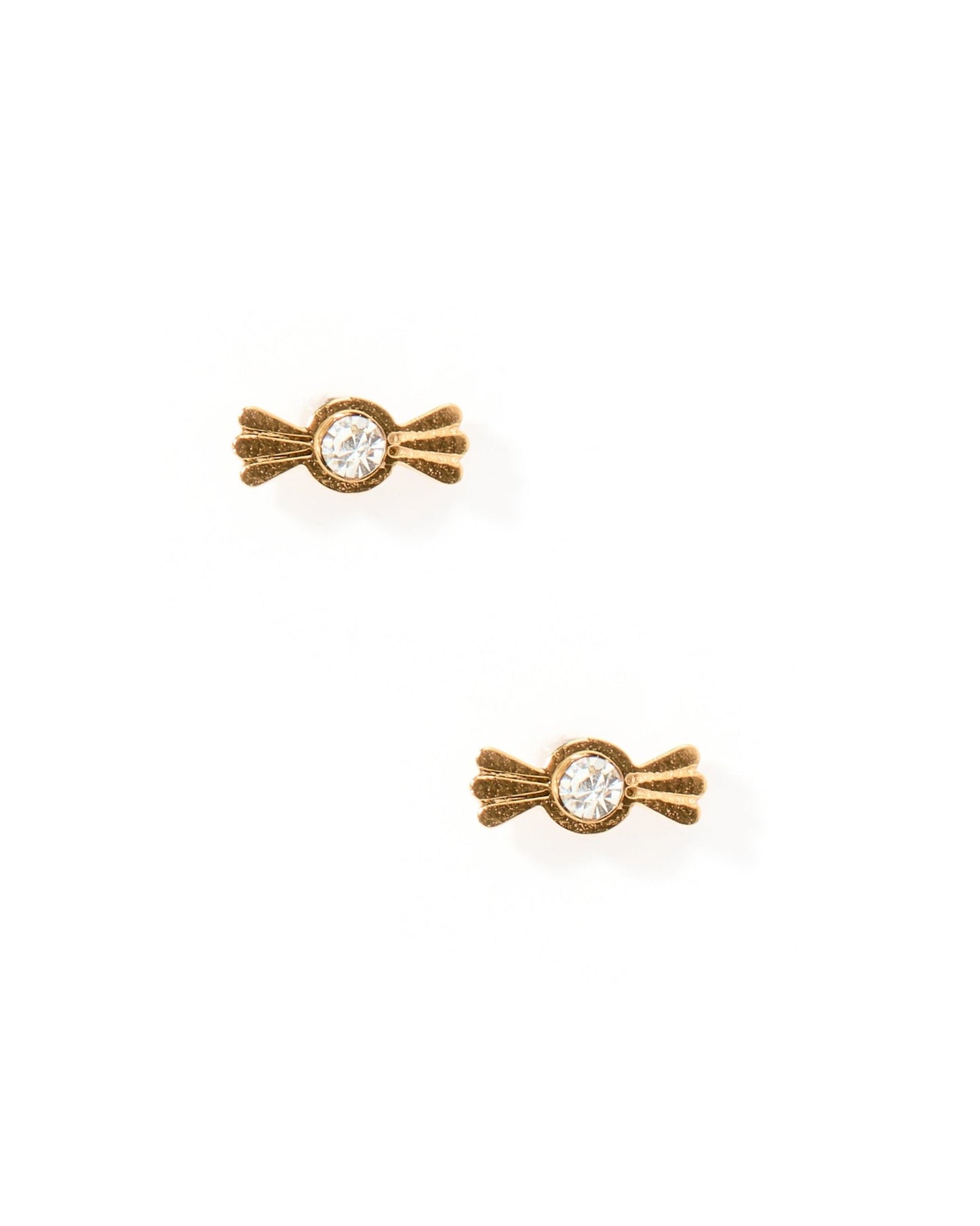 Screwback Stud Earrings - Kate Candy Gold - Shop LINNY CO