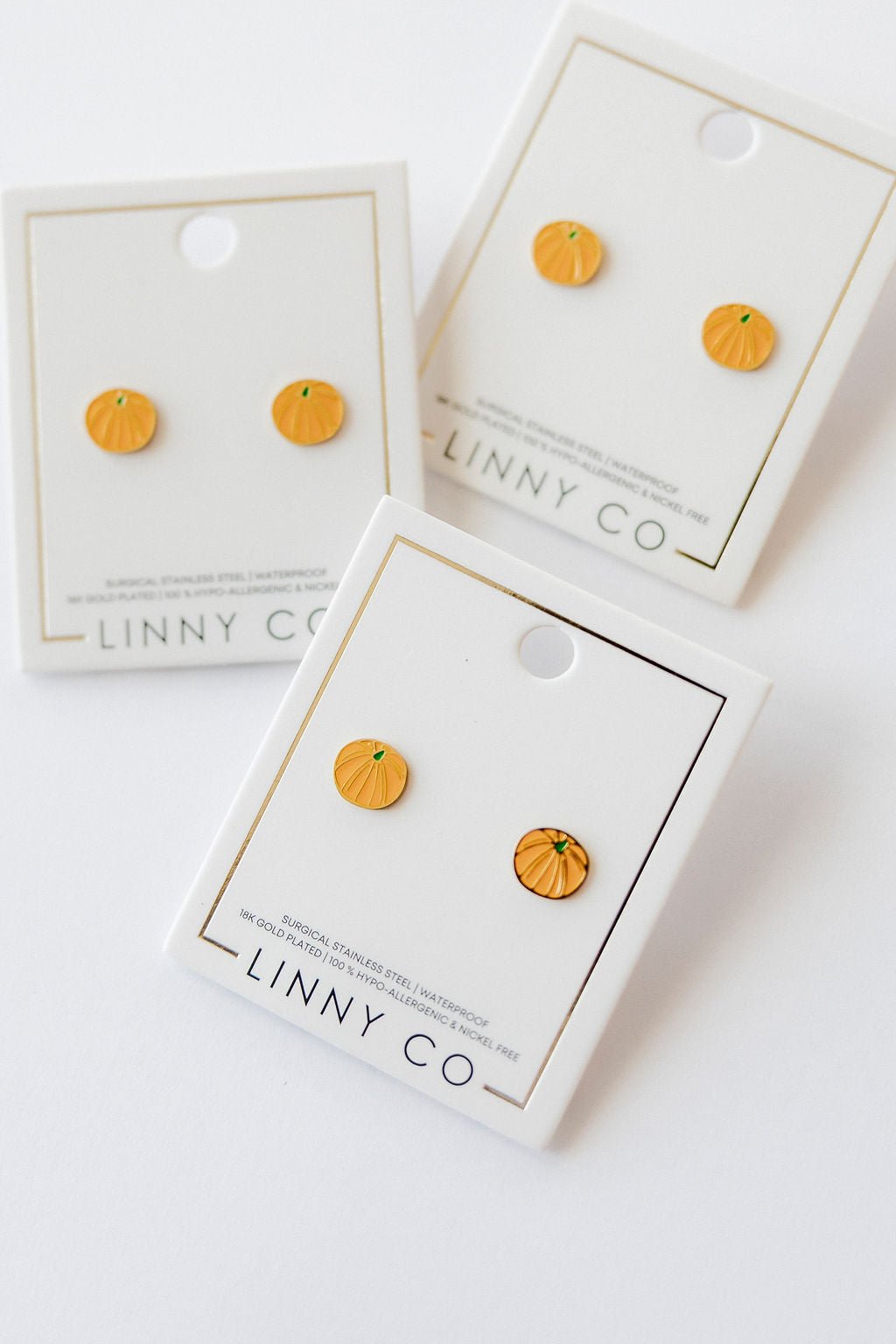 Screwback Stud Earrings - Knox Pumpkin - Shop LINNY CO