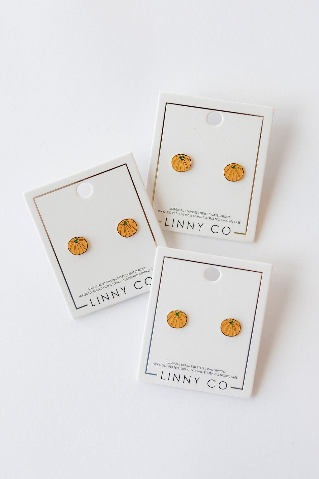 Screwback Stud Earrings - Knox Pumpkin - Shop LINNY CO