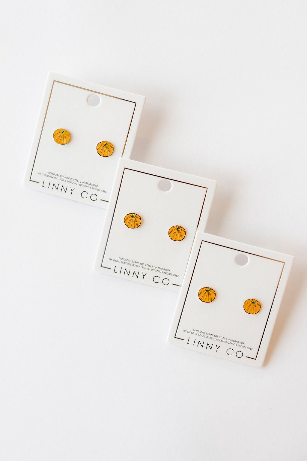 Screwback Stud Earrings - Knox Pumpkin - Shop LINNY CO