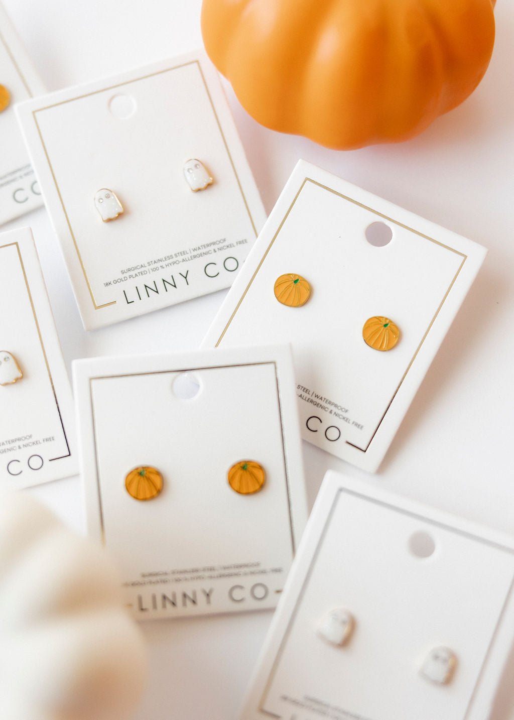 Screwback Stud Earrings - Knox Pumpkin - Shop LINNY CO