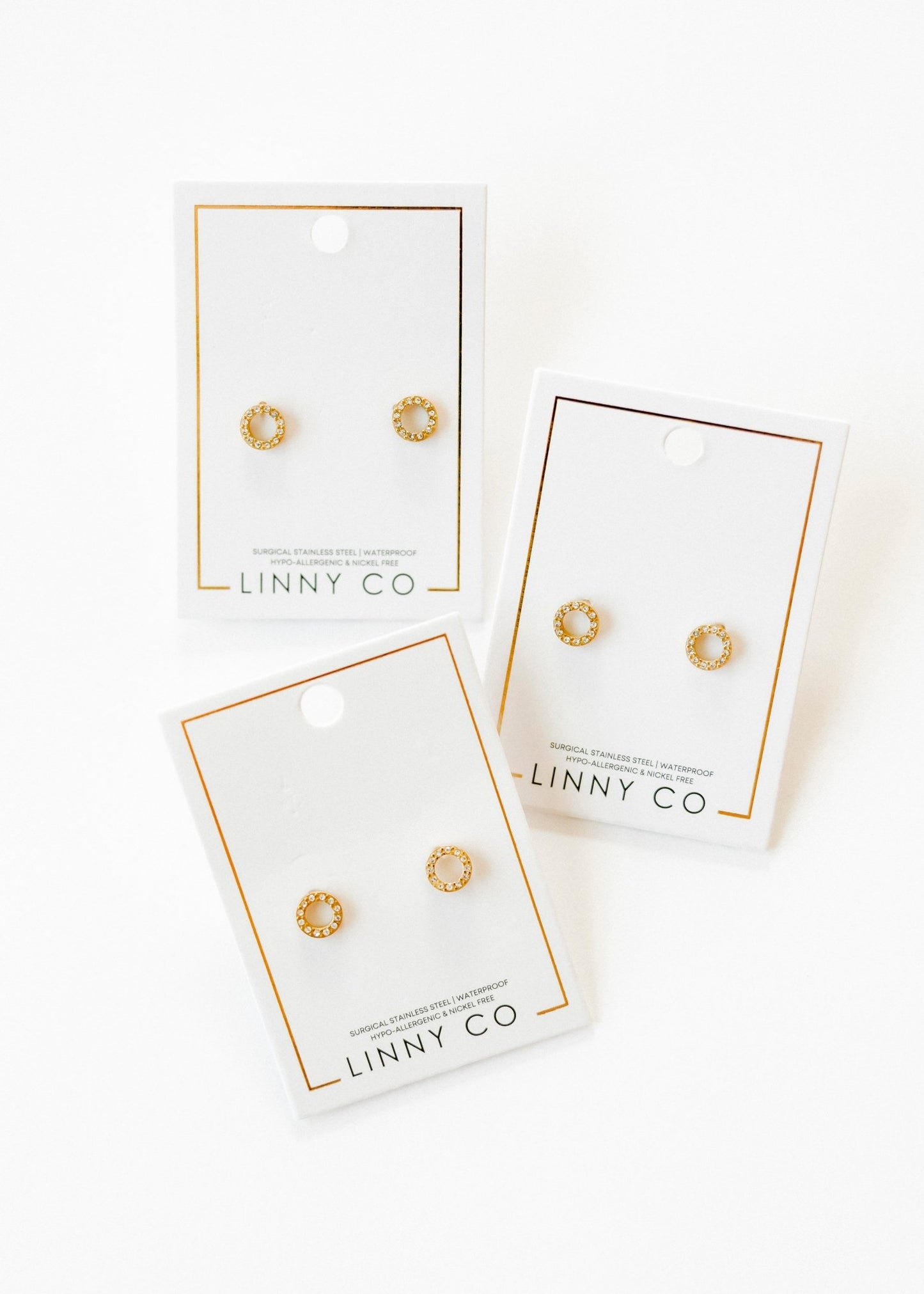 Screwback Stud Earrings - Lainey Gold - Shop LINNY CO
