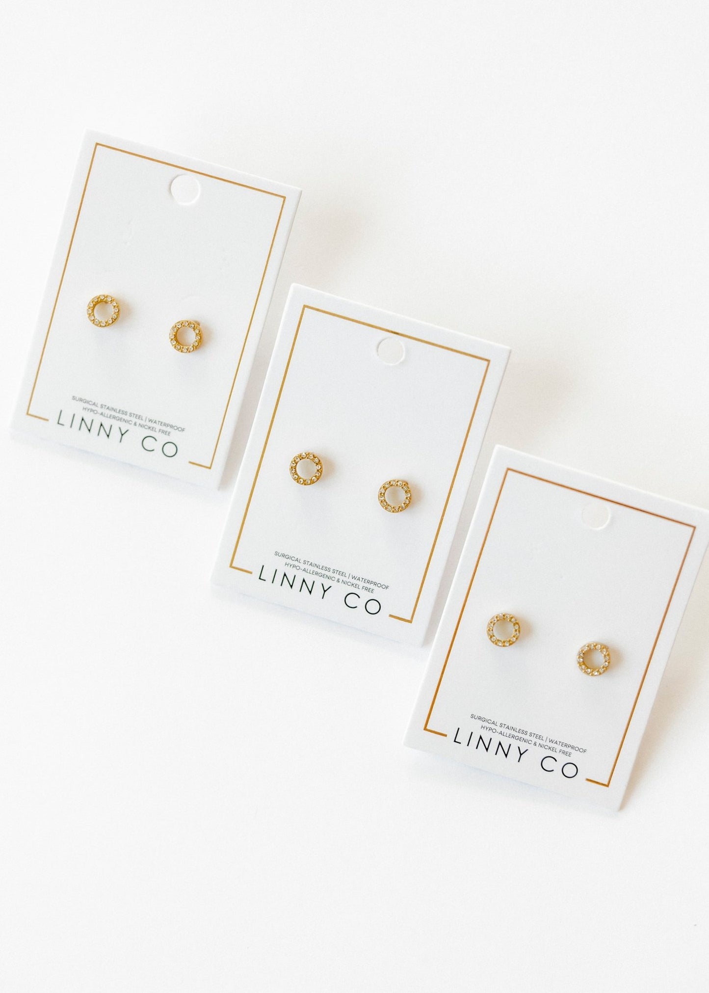 Screwback Stud Earrings - Lainey Gold - Shop LINNY CO