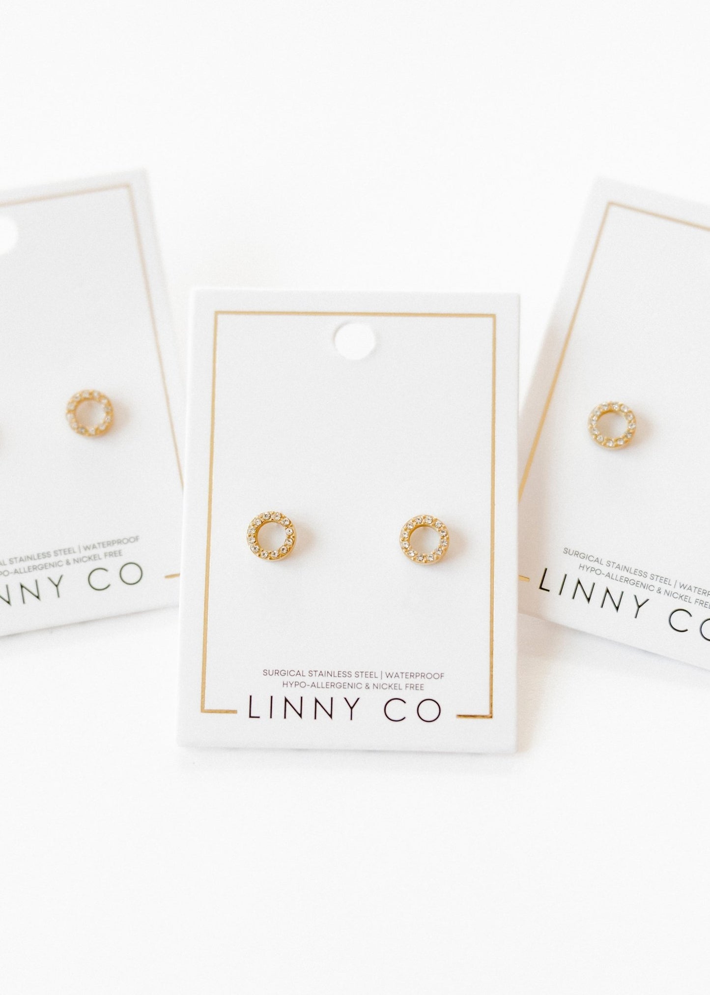 Screwback Stud Earrings - Lainey Gold - Shop LINNY CO