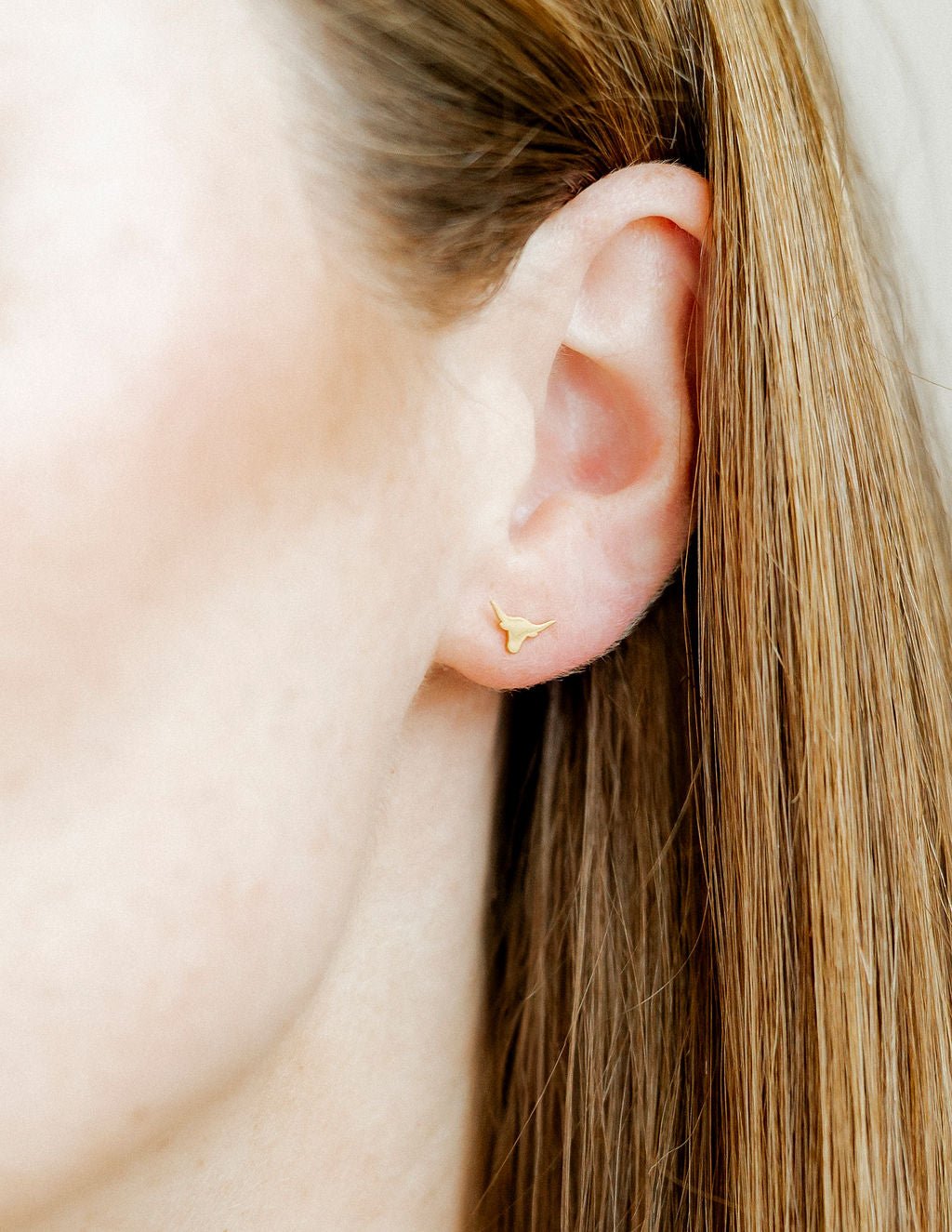Screwback Stud Earrings - Longhorn - Shop LINNY CO