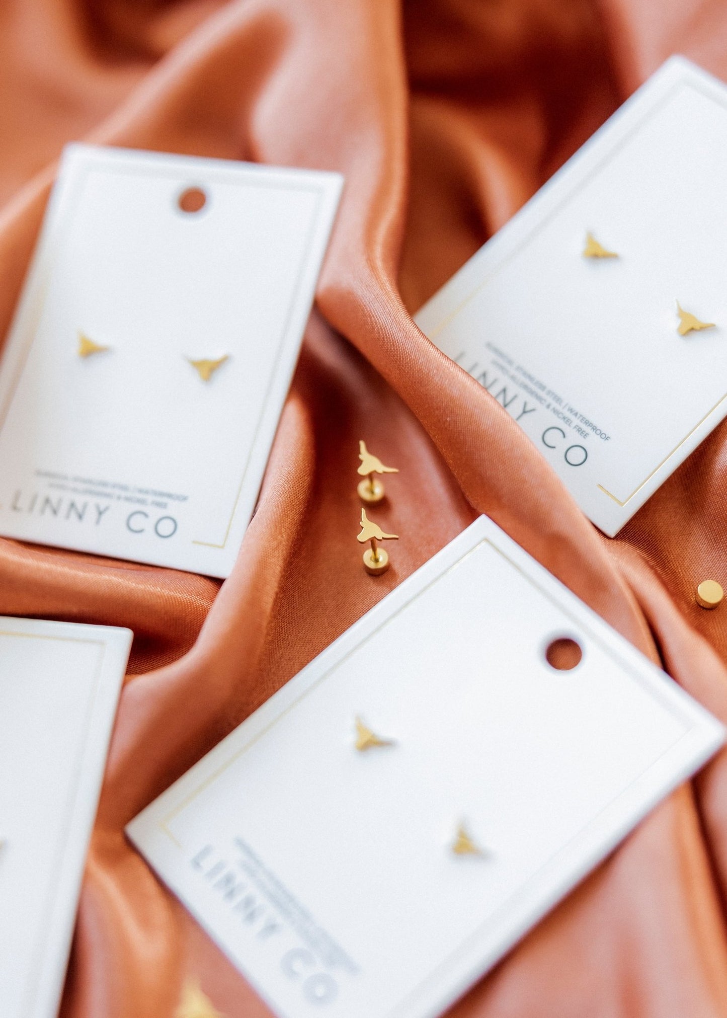 Screwback Stud Earrings - Longhorn PREORDER - Shop LINNY CO