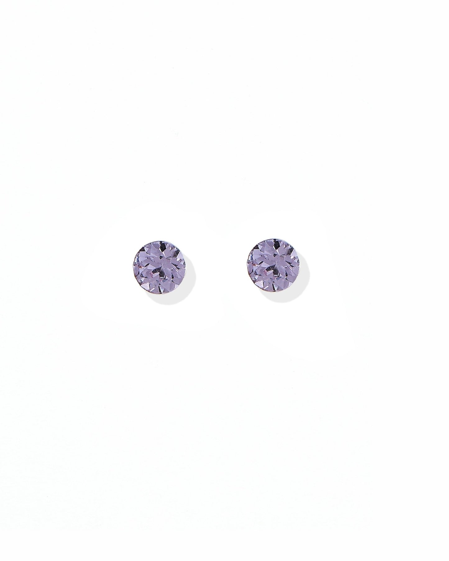 Screwback Stud Earrings Lux - Zuri Lilac - Shop LINNY CO