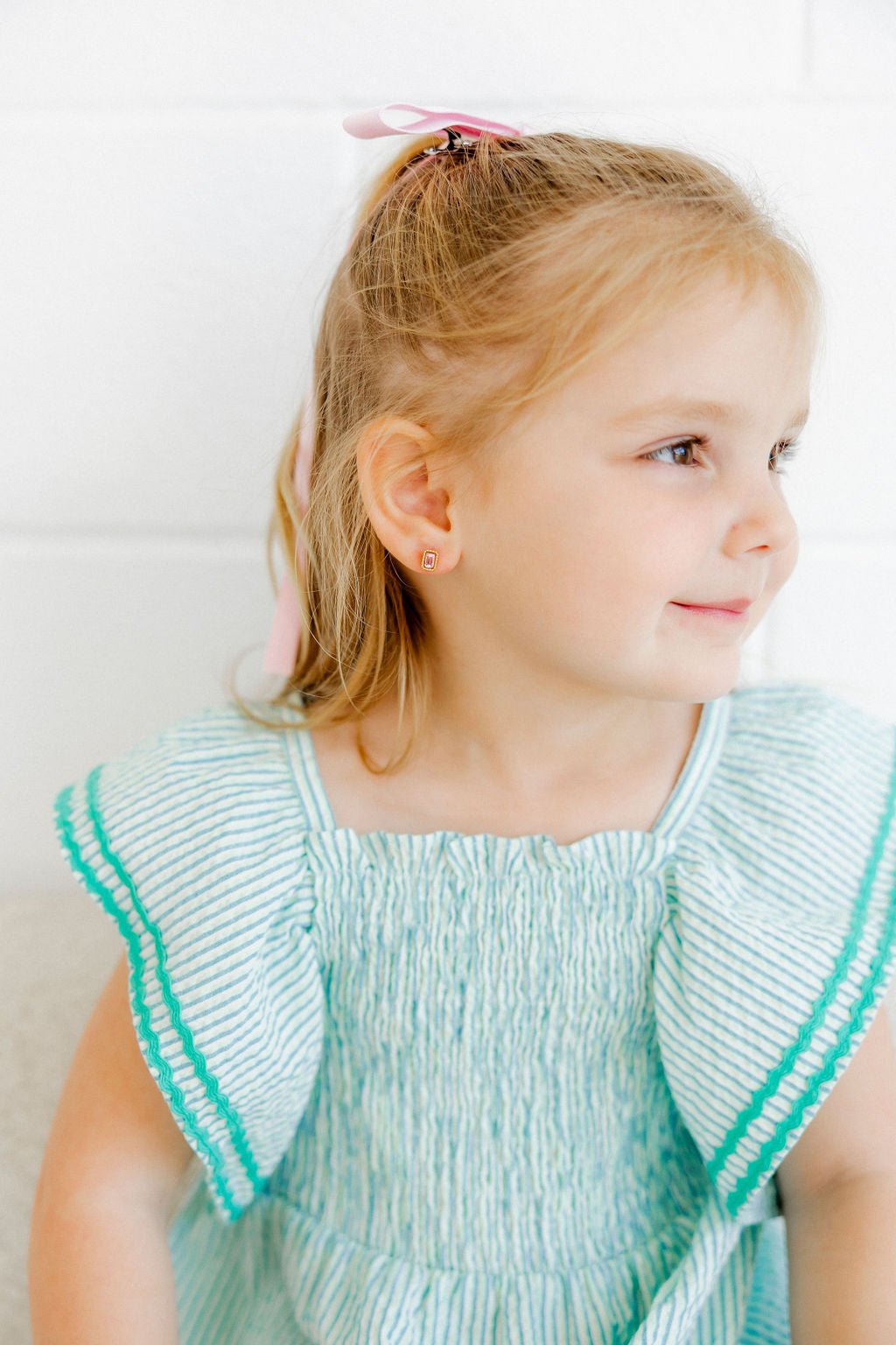 Screwback Stud Earrings - Madison Pink - Shop LINNY CO