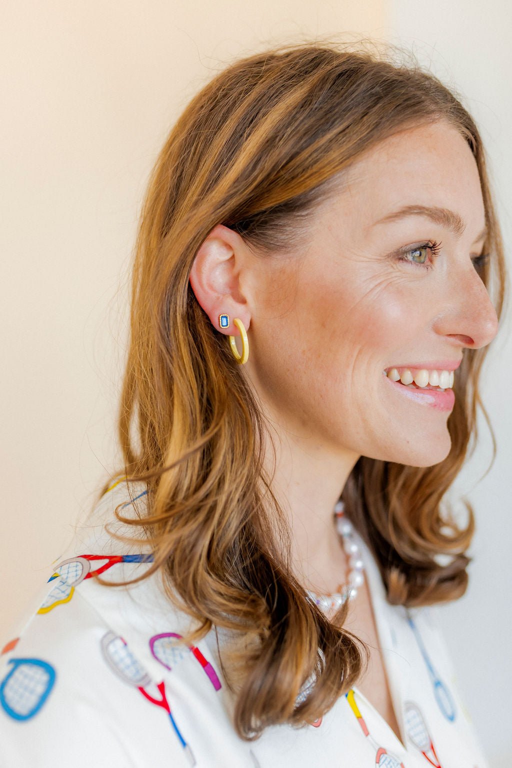 Screwback Stud Earrings - Madison Sapphire - Shop LINNY CO