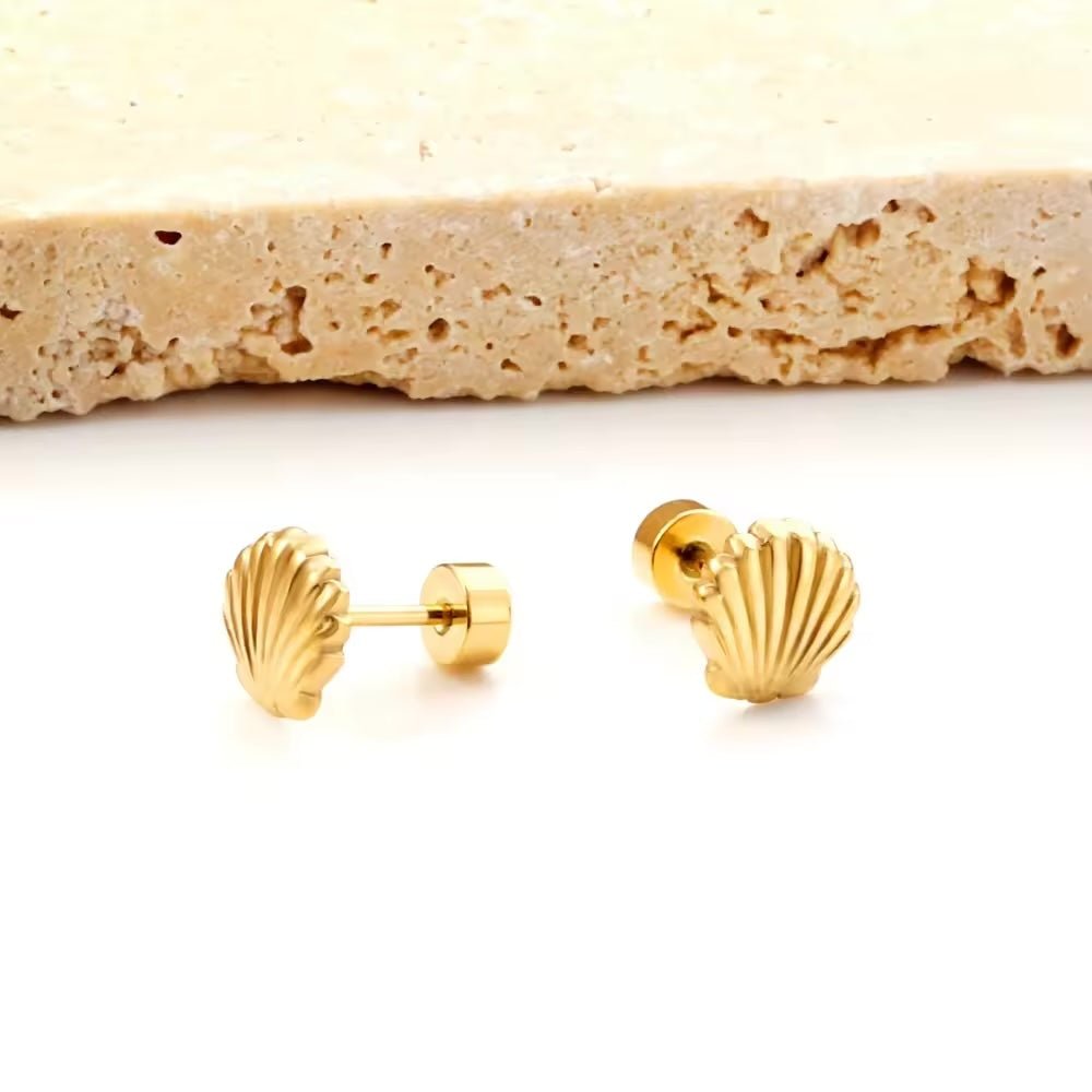 Screwback Stud Earrings - Marina - Shop LINNY CO