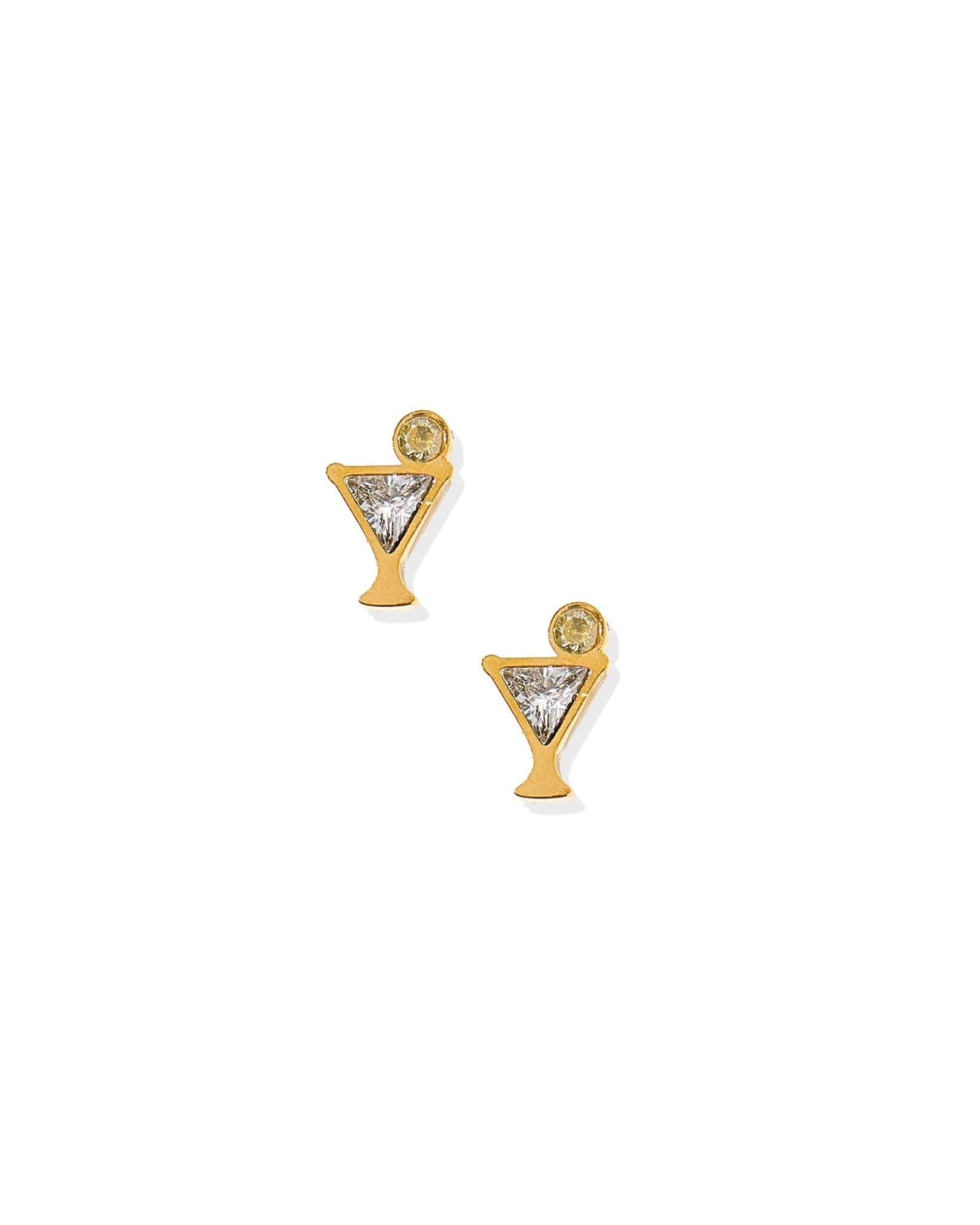 Screwback Stud Earrings - Martini - Shop LINNY CO