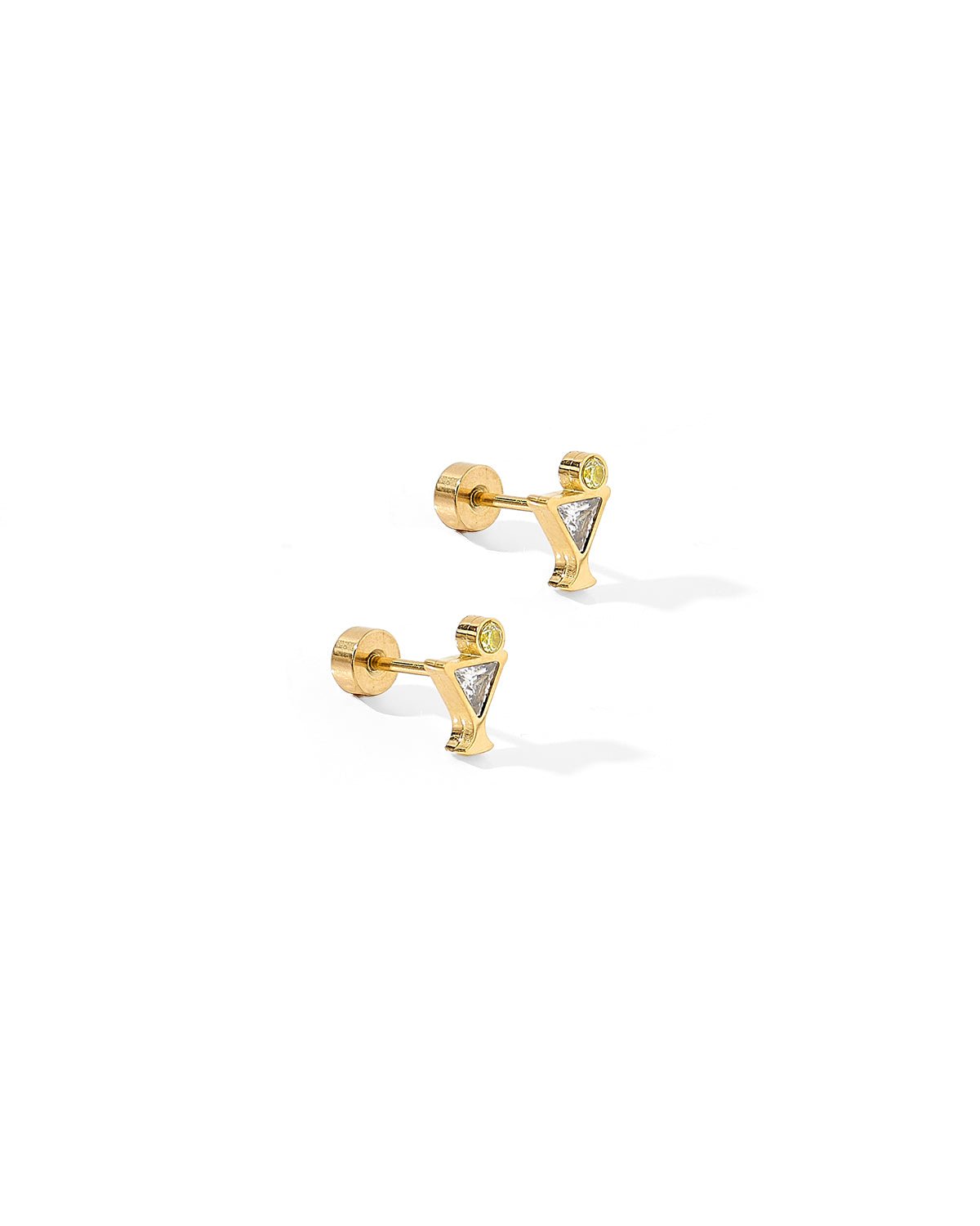 Screwback Stud Earrings - Martini - Shop LINNY CO