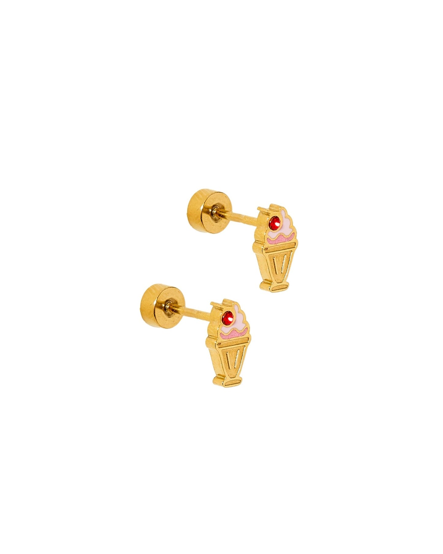 Screwback Stud Earrings - Milkshake - Shop LINNY CO