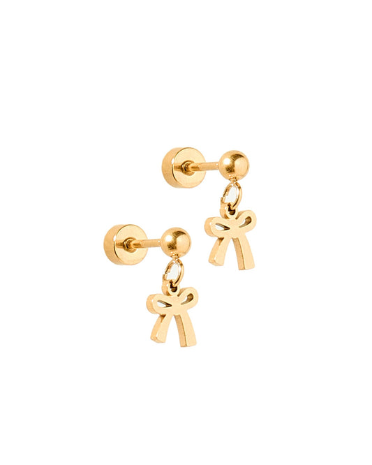 Screwback Stud Earrings - Millie Bow - Shop LINNY CO