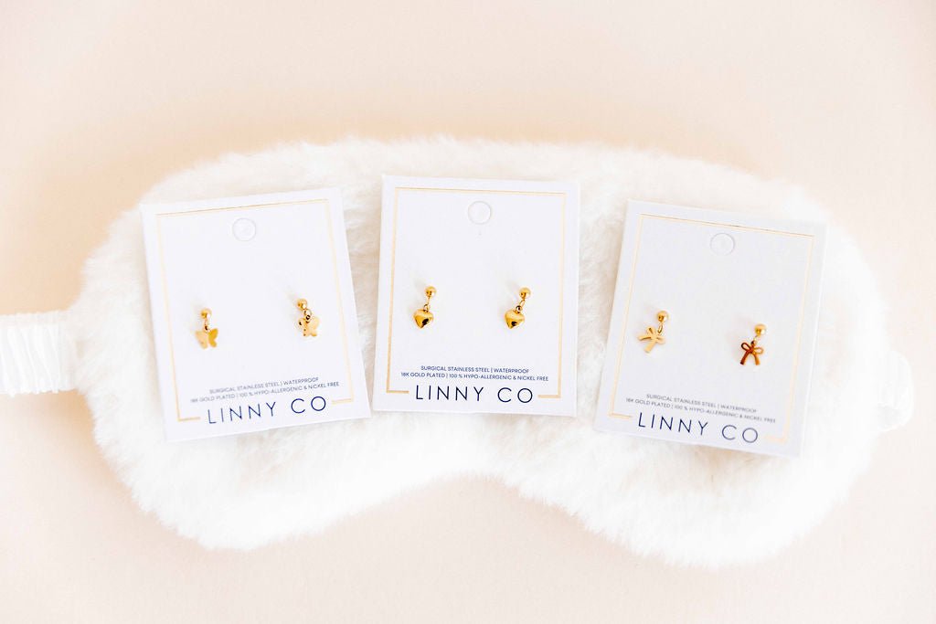 Screwback Stud Earrings - Millie Butterfly - Shop LINNY CO