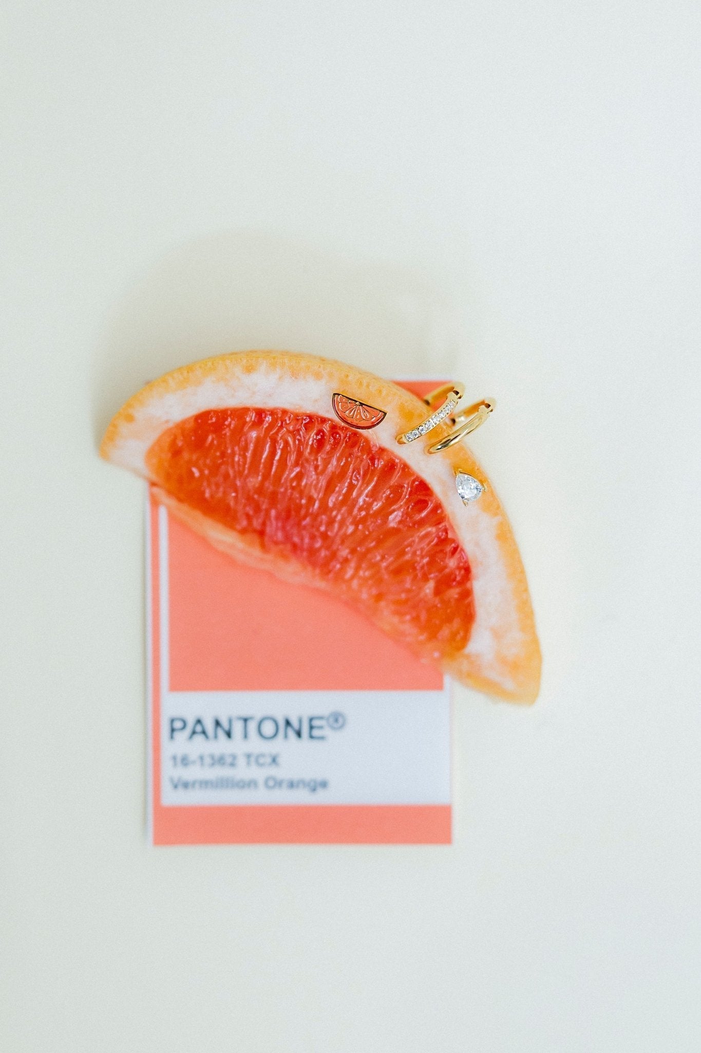 Screwback Stud Earrings - Orange Slice - Shop LINNY CO