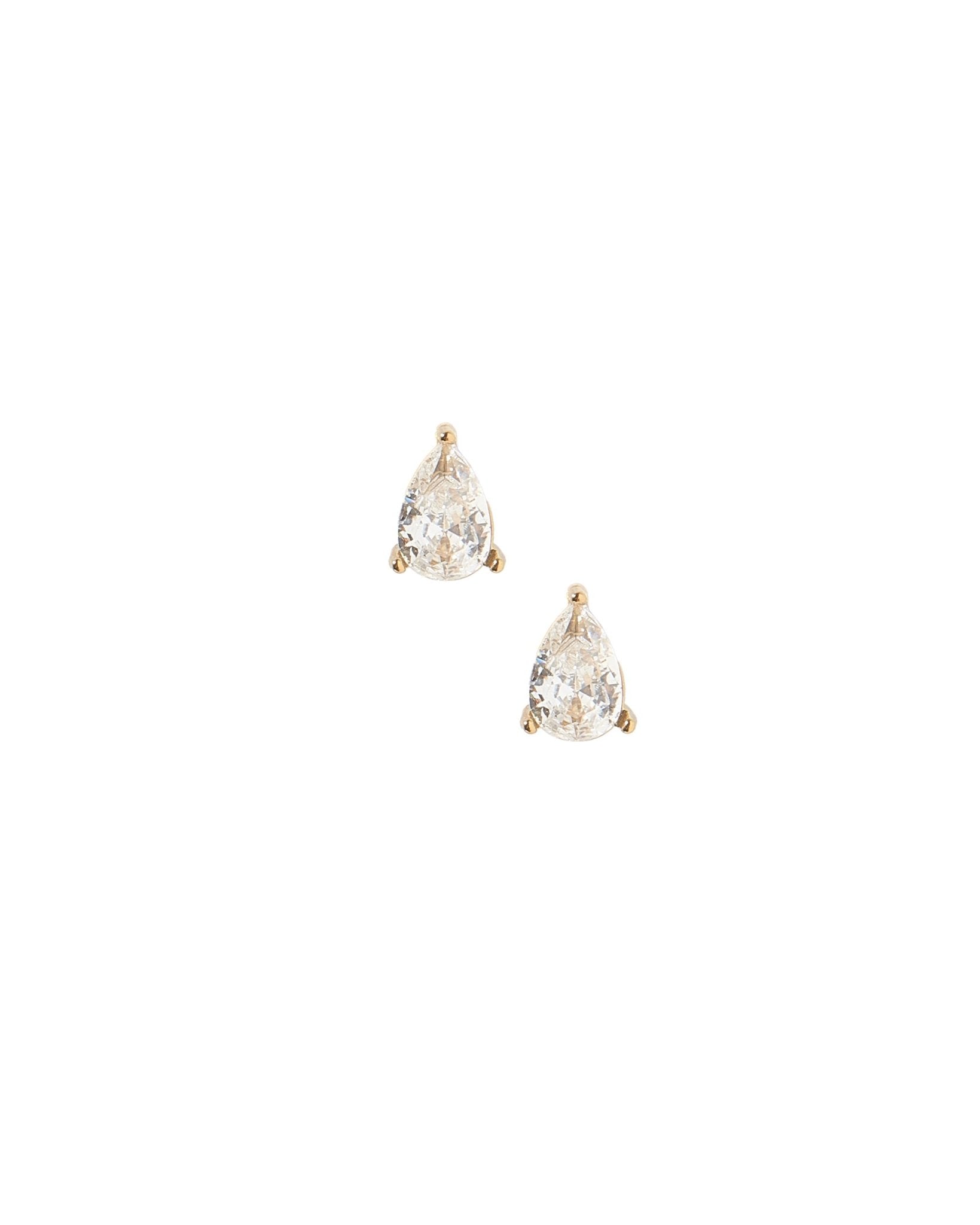 Screwback Stud Earrings - Paige Pear - Shop LINNY CO