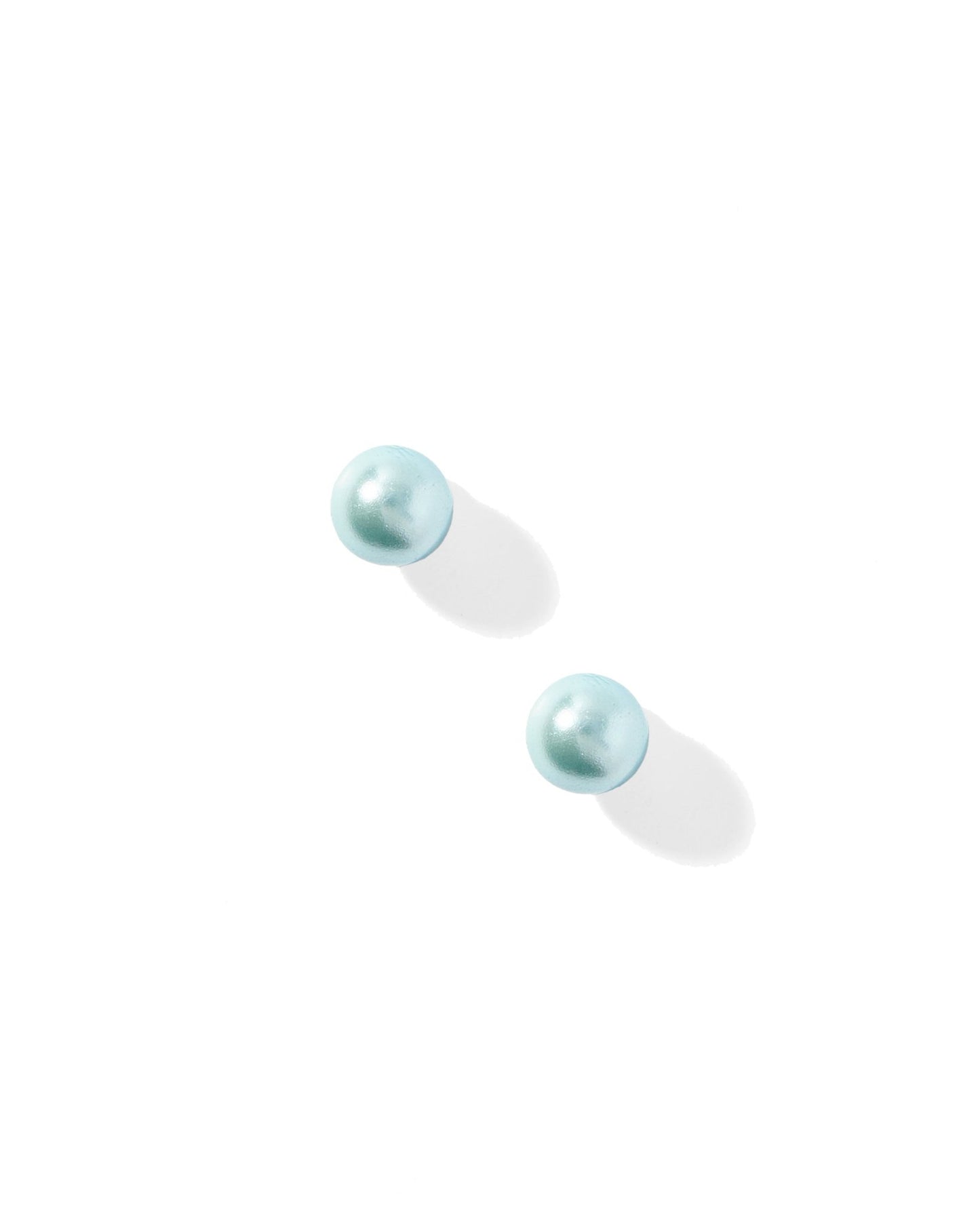 Screwback Stud Earrings - Payton Pearl Blue 5mm - Shop LINNY CO