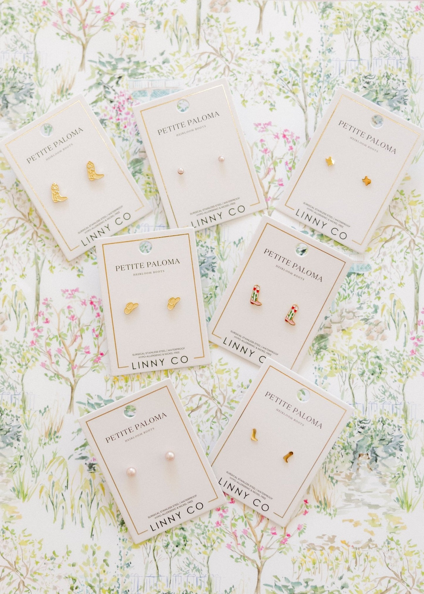Screwback Stud Earrings - Petite Cowgirl Boot - Shop LINNY CO