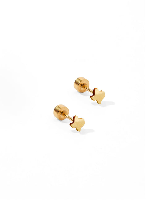 Screwback Stud Earrings - Petite Texas - Shop LINNY CO