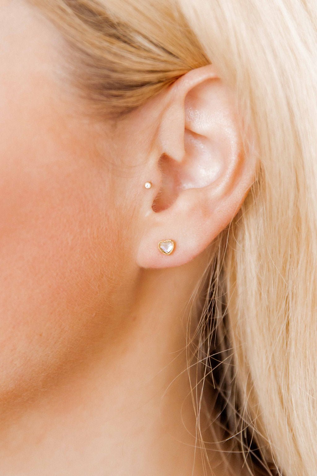 Screwback Stud Earrings - Polly Heart - Shop LINNY CO