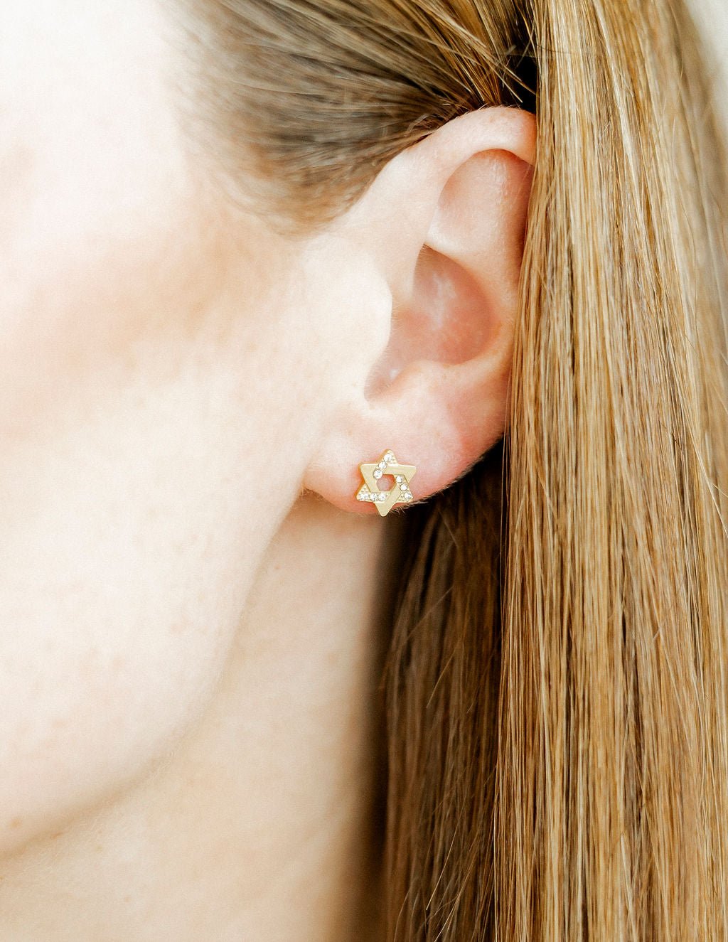 Screwback Stud Earrings - Star of David - Shop LINNY CO