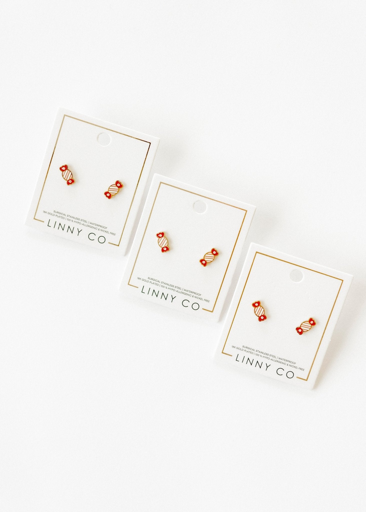 Screwback Stud Earrings - Taffy - Shop LINNY CO