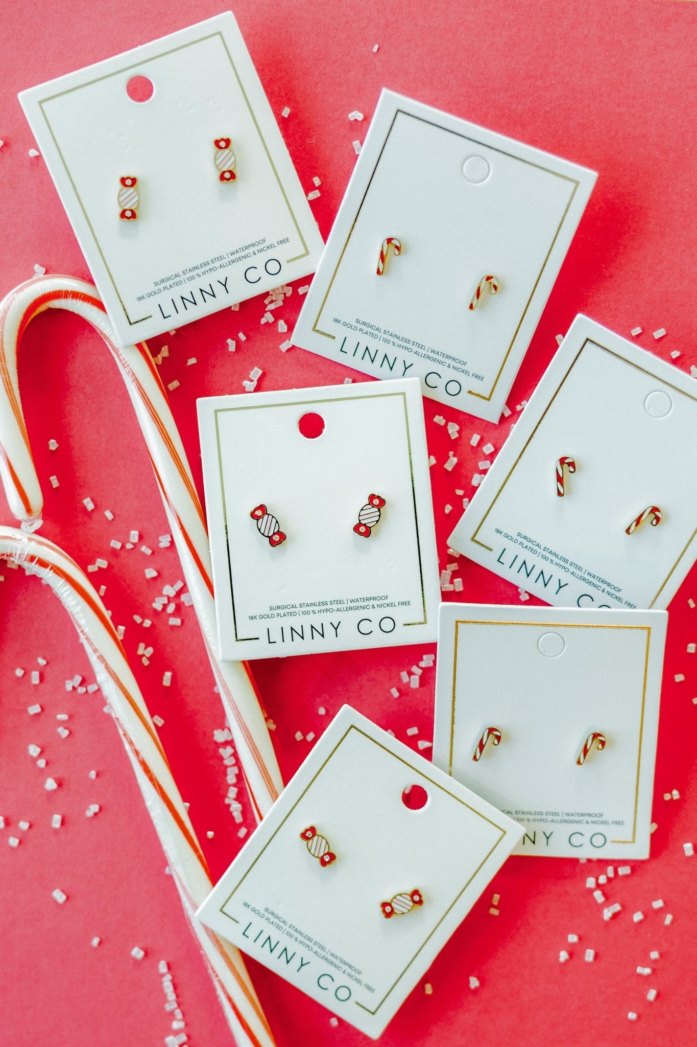 Screwback Stud Earrings - Taffy - Shop LINNY CO