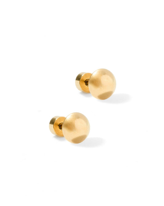Screwback Stud Earrings - Vera Round 6mm - Shop LINNY CO