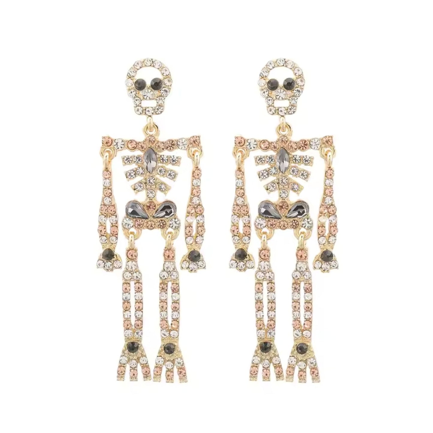 Skeleton Statement Earrings - Shop LINNY CO