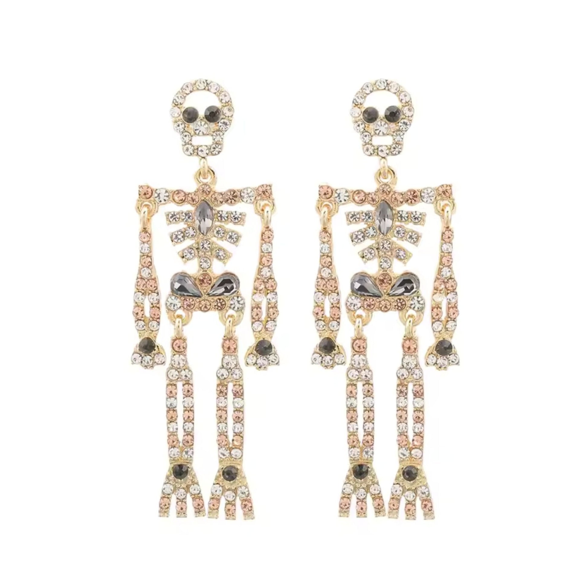 Skeleton Statement Earrings - Shop LINNY CO