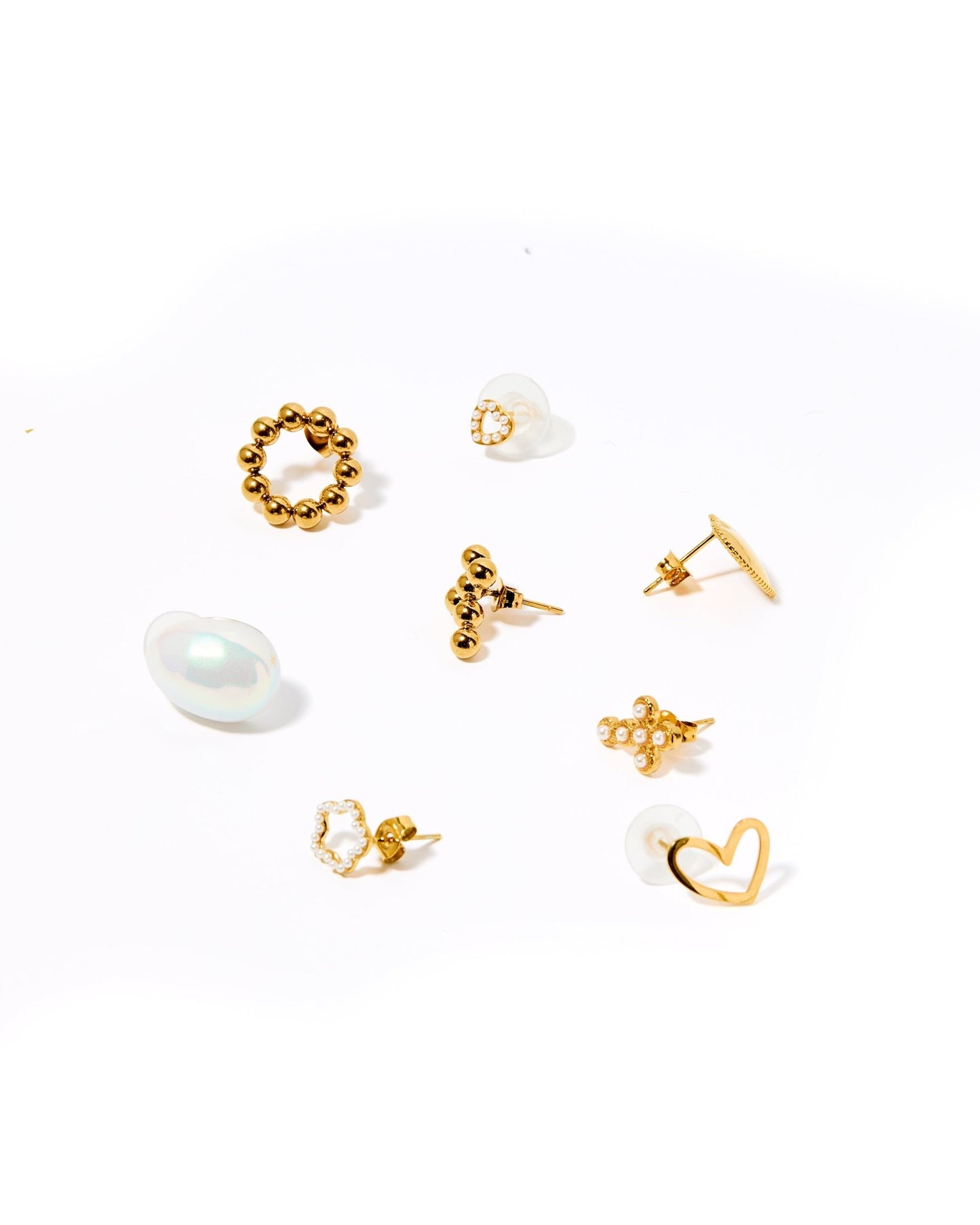 Stud Earrings - Wyatt Small Square - Shop LINNY CO