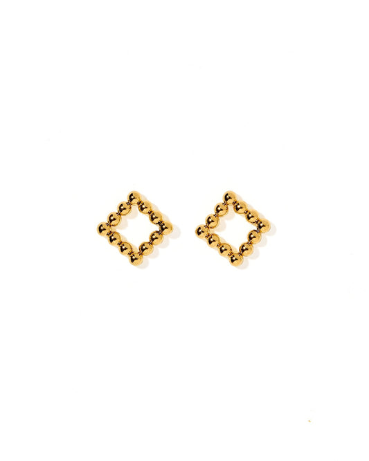 Stud Earrings - Wyatt Small Square - Shop LINNY CO