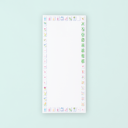 Sunset Mahjong Tiles Border Listpad - Shop LINNY CO