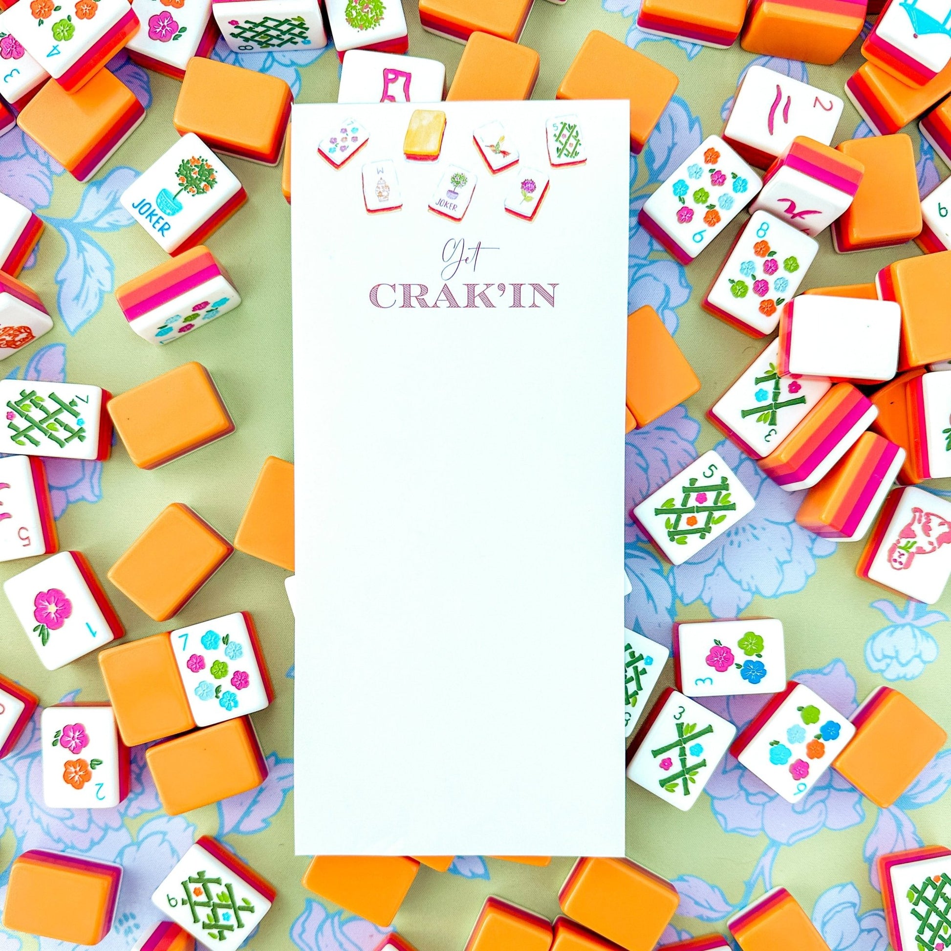 Sunset Mahjong Tiles "Get Crak'in" Listpad - Shop LINNY CO