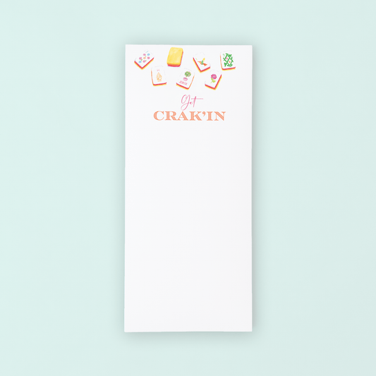 Sunset Mahjong Tiles "Get Crak'in" Listpad - Shop LINNY CO