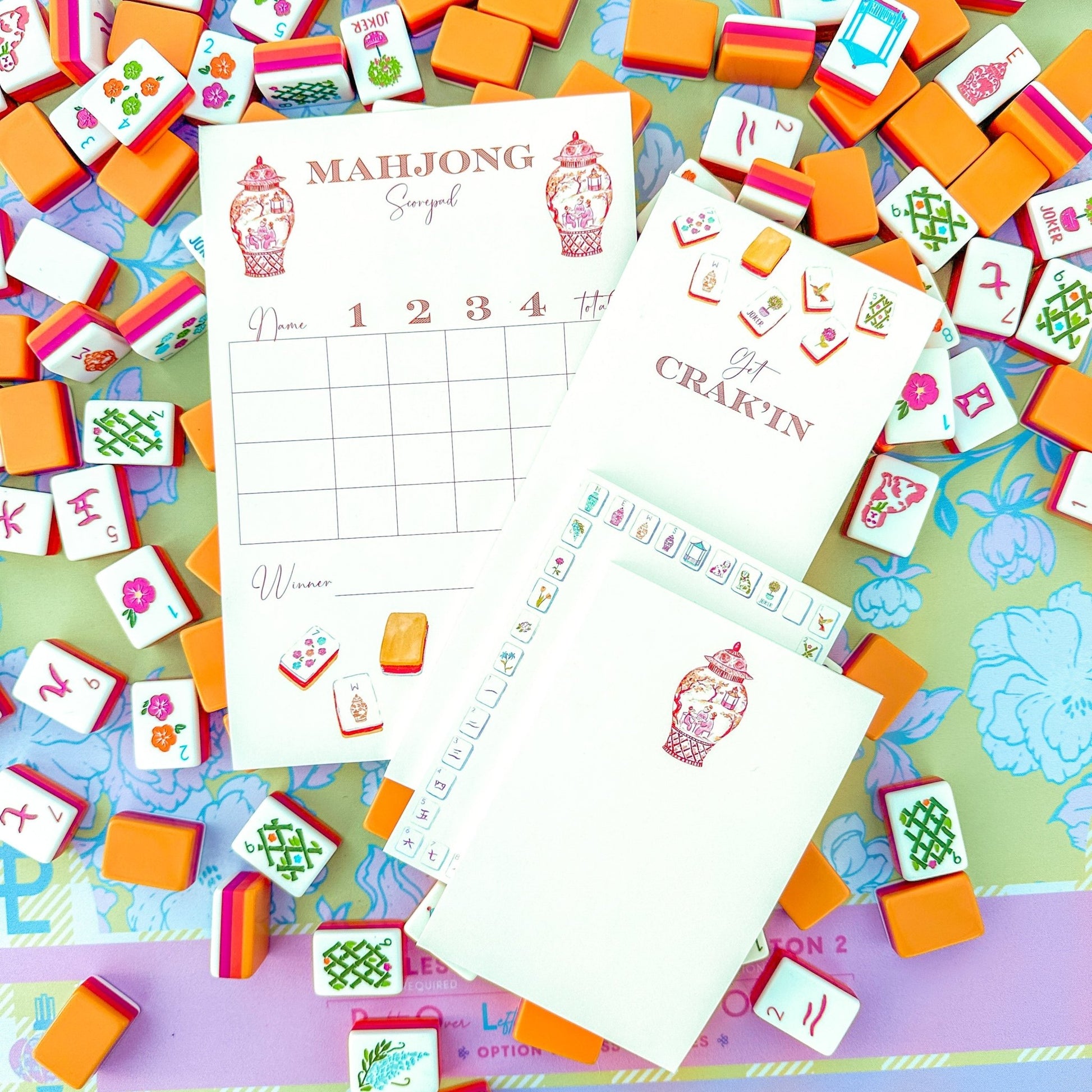 Sunset Mahjong Tiles "Get Crak'in" Listpad - Shop LINNY CO