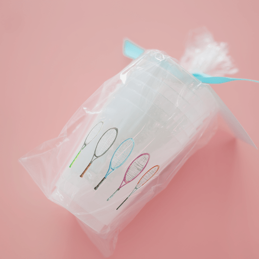 Tennis Rackets Frosted Cups - Shop LINNY CO