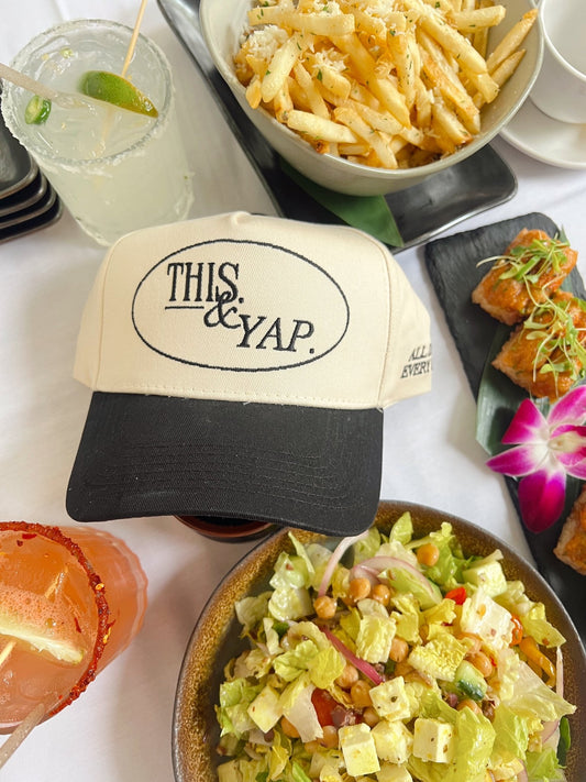 This & Yap - Black Vintage Trucker Hat - Shop LINNY CO