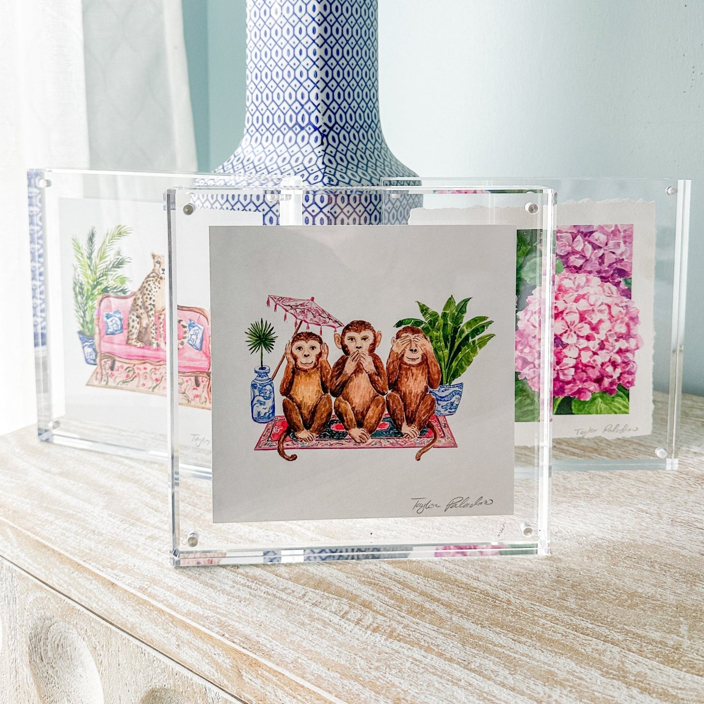 Three Wise Monkeys Print - Shop LINNY CO