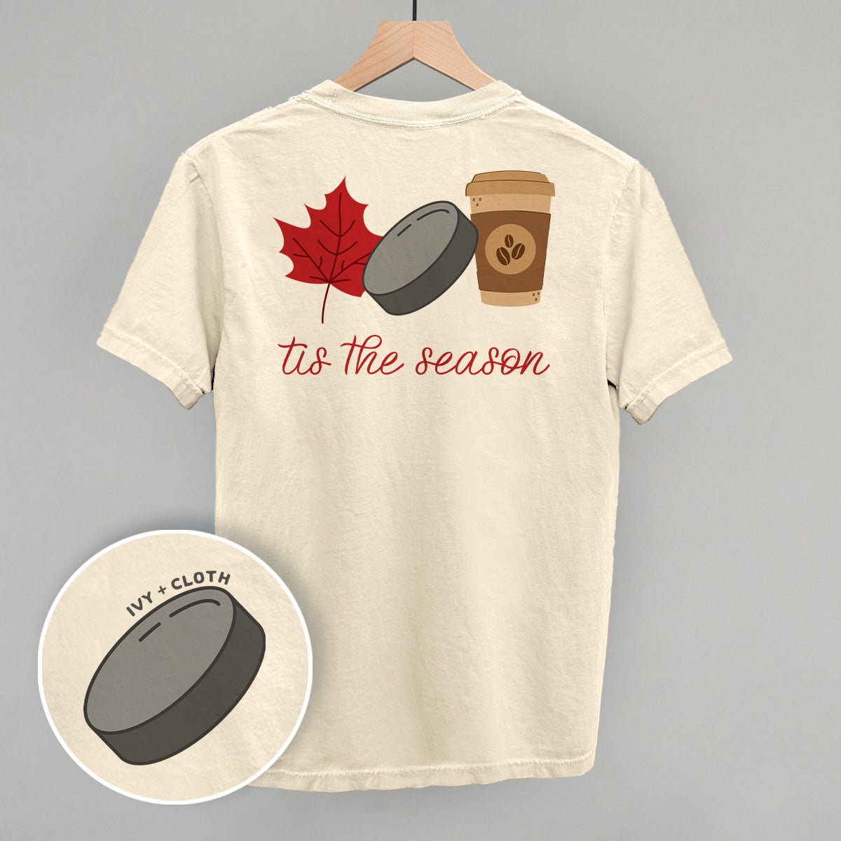 Tis The Season Hockey Doodle (Back Print) - Shop LINNY CO